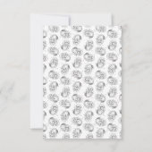 脳図ヴィンテージアートカスタムの背景色 サンキューカード (裏面)