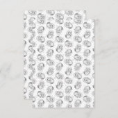 脳図ヴィンテージアートカスタムの背景色 サンキューカード (正面/裏面)