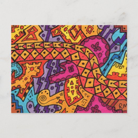 脳地形#17 ポストカード (正面)