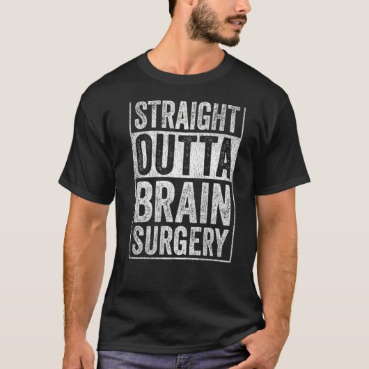 脳外直接手術 Tシャツ (正面)