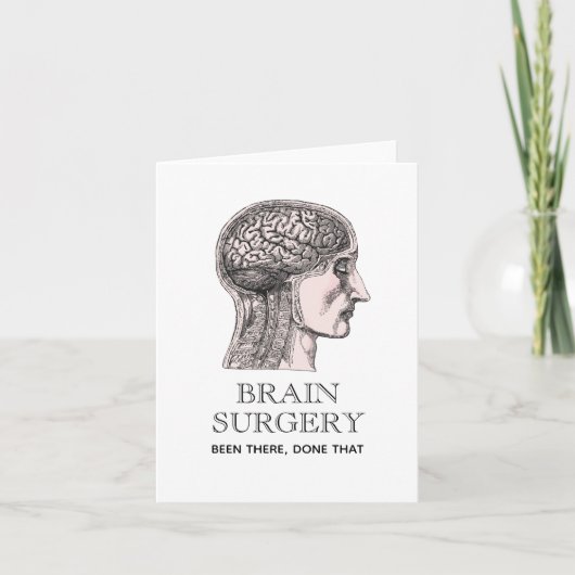 脳外科の患者が元気になる カード (正面)