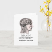 脳外科の患者が元気になる カード (黄色い花)