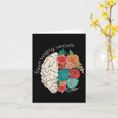 脳外科ウォリアー脳フローラがんAw カード (黄色い花)