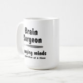 脳外科医 コーヒーマグカップ (正面左)