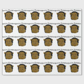 脳外科医 ラッピングペーパー (フラット)