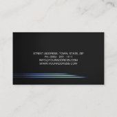 脳外科医/心理学者のヘッド人間の医者 名刺 (裏面)