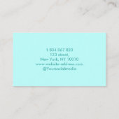 脳外科医、心理学者 名刺 (裏面)