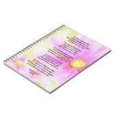 脳外科手術の生存者の詩のノート ノートブック (左側)