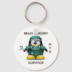 脳外科手術の生存者Keychain キーホルダー