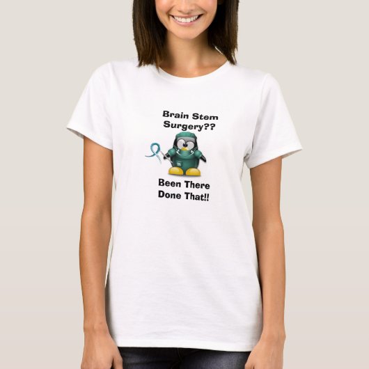 脳外科手術の認識度のTシャツ Tシャツ (正面)