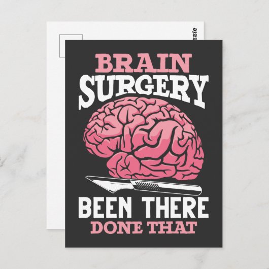 脳外科笑わされる医ことわざ ポストカード (正面/裏面)