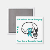 脳外科認識度磁石 マグネット (正面/裏面)