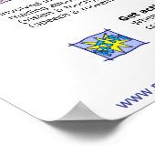 脳学®ポスター3:注目と集中 ポスター (角)