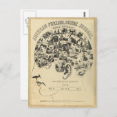 脳学: 己を知れ (ポストカード) ポストカード (正面/裏面)