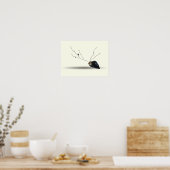 脳実存性霊感カタツムリ貝殻 ポスター (キッチン)