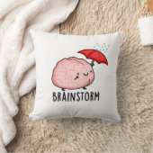 脳嵐おもしろい解剖パン クッション (ブランケット)