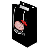 脳嵐おもしろい解剖学プンダークBG スモールペーパーバッグ (正面アングル)