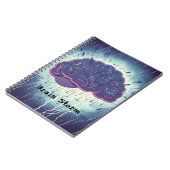 脳嵐スパイラルノート ノートブック (左側)