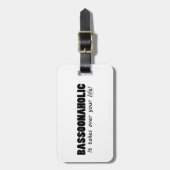 脳底空洞生活 ラゲッジタグ (正面縦)