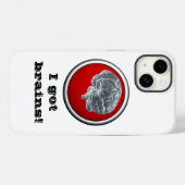 脳得みそだ！ Case-Mate iPhoneケース (裏面 (横))