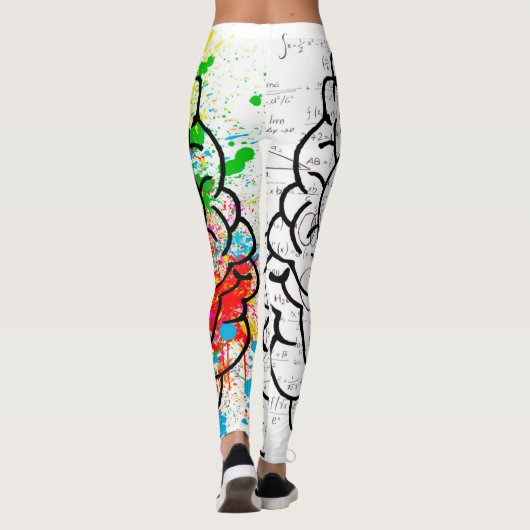 脳心心理学アイディアスケッチ レギンス (裏面)