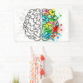 脳心心理学アイディアスケッチ 横断幕 (インサイチュ)