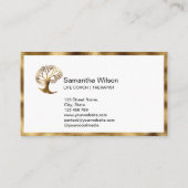 脳心理学者ライフコーチ精神科医 名刺 (裏面)