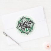 脳性まひケルト十字 ラウンドシール (封筒)