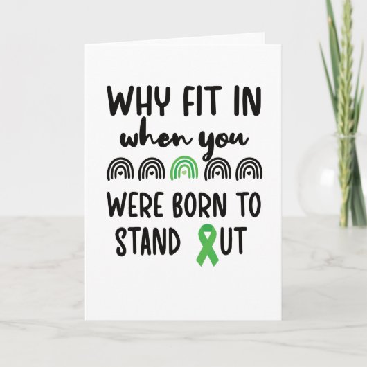 脳性麻ひ認識度CPウォリアーグリーンリボン カード (正面)