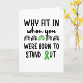 脳性麻ひ認識度CPウォリアーグリーンリボン カード (黄色い花)