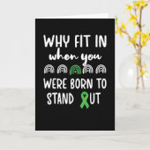 脳性麻ひ認識度CPウォリアーグリーンリボン カード (黄色い花)