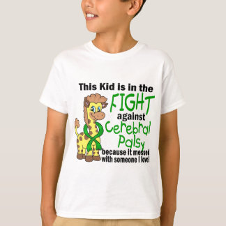 脳性麻痺に対する戦いの子供 Tシャツ