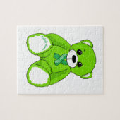 脳性麻痺の認識度のテディー・ベアプロダクト ジグソーパズル (横)