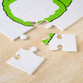 脳性麻痺の認識度のテディー・ベアプロダクト ジグソーパズル (側面)