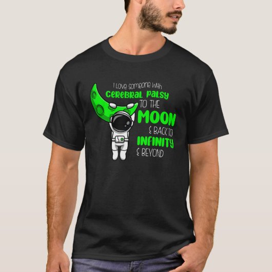 脳性麻痺の〇〇を愛しています Tシャツ (正面)