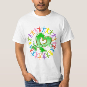 脳性麻痺は認識度で結合します Tシャツ