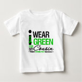 脳性麻痺私は私のいとこのための緑のリボンを身に着けています ベビーTシャツ