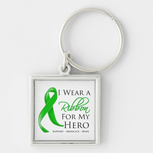 脳性麻痺I衣服リボンを私のヒーロー キーホルダー (正面)