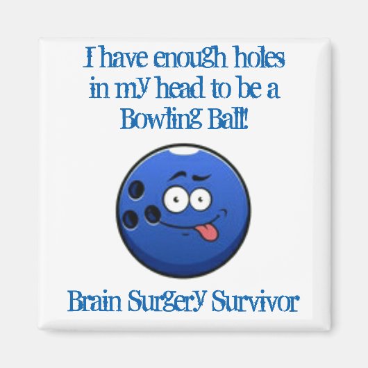 脳手術の生存者 マグネット (正面)