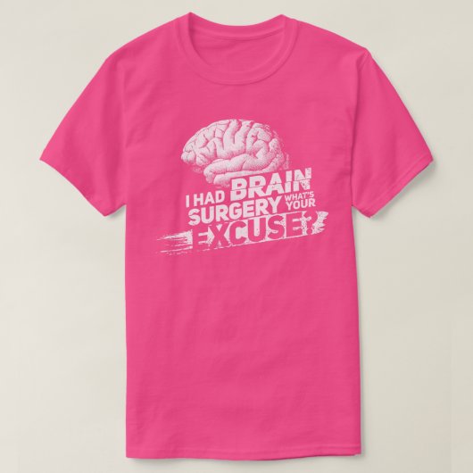 脳手術誇りを持った生存者1 Tシャツ (デザイン正面)