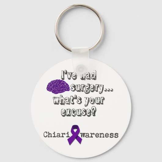 脳手術 キーホルダー (正面)