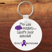 脳手術 キーホルダー (正面)