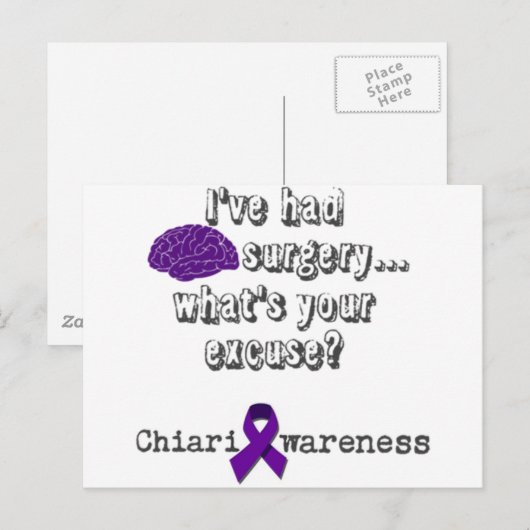 脳手術 ポストカード (正面/裏面)