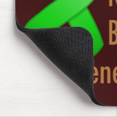 脳損傷の認識度月の暗闇Mousead マウスパッド (コーナー)