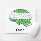 脳損傷の認識度項目 マウスパッド (マウス)