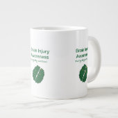 脳損傷認識度 ジャンボコーヒーマグカップ (正面右)