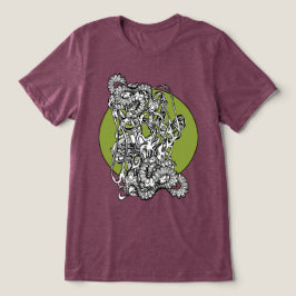 脳曲げ超トリップ(幻覚体験)のような現実主義抽象芸術芸術 トライブレンドTシャツ