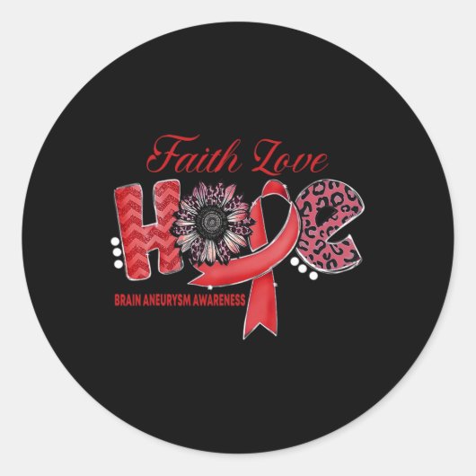 脳来瘤が手動で来す ラウンドシール (正面)