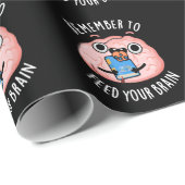 脳構造食べ物を与えのパンダークBG ラッピングペーパー (ロールコーナー)