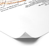 脳横断面 ポスター (角)